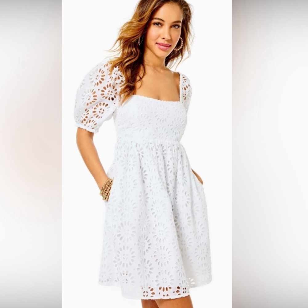 Lilly Pulitzer eyelet dress brand new size 4
